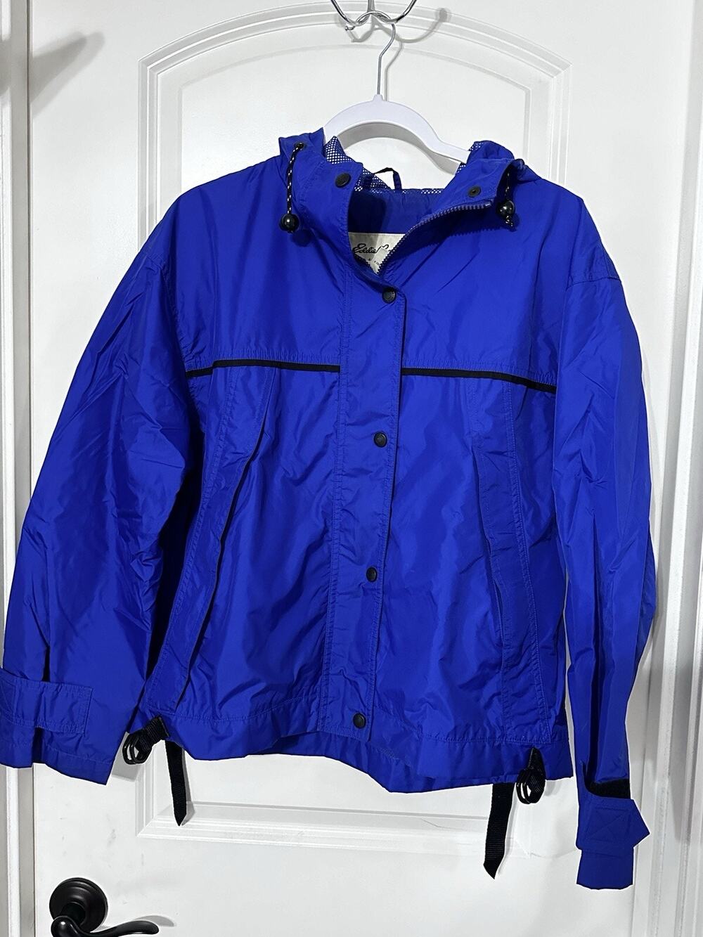 Vintage Eddie Bauer Women’s Blue Windbreaker Jacket Size Medium